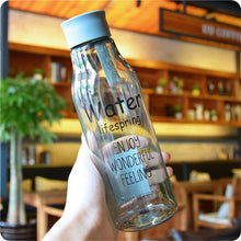 1PC 520ML Transparent Water Bottle Portable Fruit Juice Bottle For Sport Travel Office botle Portable sport drin 4A