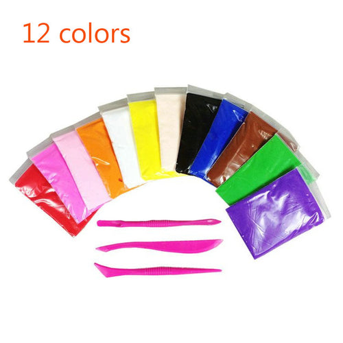 2018 New Slime 24 Colors Soft Creative Playdough Children Learning Polymer Clay toys light clay intelligent plasticine toy gift