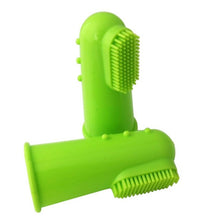 2018 Super Soft Pet Finger Toothbrush Teddy Dog Brush Bad Breath Tartar Teeth Care Dog Cat Cleaning Supplies