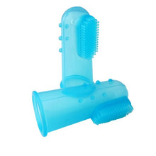 2018 Super Soft Pet Finger Toothbrush Teddy Dog Brush Bad Breath Tartar Teeth Care Dog Cat Cleaning Supplies