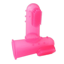 2018 Super Soft Pet Finger Toothbrush Teddy Dog Brush Bad Breath Tartar Teeth Care Dog Cat Cleaning Supplies