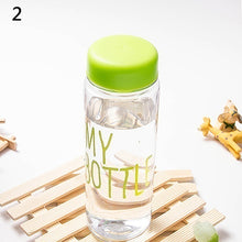 500ML Transparent Water Bottle Portable Fruit Juice Bottle For Sport Travel Office botle Portable botella de agua sport drin