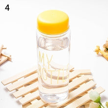 500ML Transparent Water Bottle Portable Fruit Juice Bottle For Sport Travel Office botle Portable botella de agua sport drin