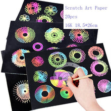 Children Spirograph Drawing Toys Set Accessory Creative Spiral Design Interlocking Gear Wheel for Kids Learning Education Gift