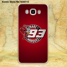 Coque Marc Marquez 93  rossi vr46 design clear transparent hard Case for Samsung galaxy J7 2016 J5(2017) J3 J2 J1 2016
