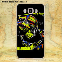 Coque Marc Marquez 93  rossi vr46 design clear transparent hard Case for Samsung galaxy J7 2016 J5(2017) J3 J2 J1 2016