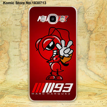 Coque Marc Marquez 93  rossi vr46 design clear transparent hard Case for Samsung galaxy J7 2016 J5(2017) J3 J2 J1 2016