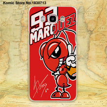 Coque Marc Marquez 93  rossi vr46 design clear transparent hard Case for Samsung galaxy J7 2016 J5(2017) J3 J2 J1 2016