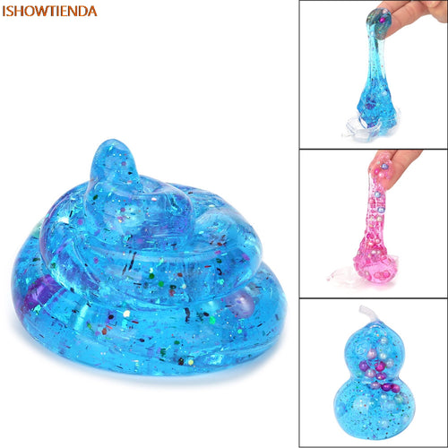 Cute Gourd Crysta Jelly Toy Soft Slime Scented Stress Relief Toy Fun Sludge Plasticine Toys Kid Children Child Creativity