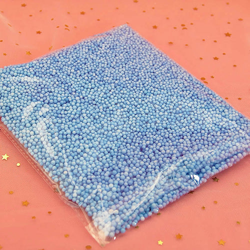 DIY Soft Fluffy Slime Mini Crystal Beads Assorted Colors Polystyrene Styrofoam Filler Foam Beads Balls Crafts