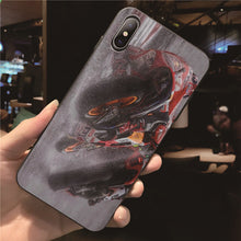 Fatperson Black Frame cover Motorcycle racing Marc Marquez 93 Pattern Phone cases For iphone X 6 6S 7 8 Plus 5 5S 7Plus