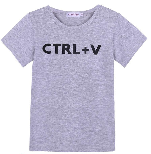 HE Hello Enjoy family matching outfits father and son 2018 baby summer family outfits clothing T-shirt for dad and son clothes