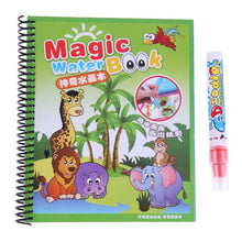 Kids Educational Toys Water Drawing Book Kids Drawing Book Reuse Water Paint Coloring Book with Magic Doodle Pen