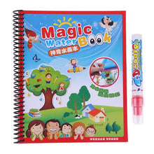 Kids Educational Toys Water Drawing Book Kids Drawing Book Reuse Water Paint Coloring Book with Magic Doodle Pen