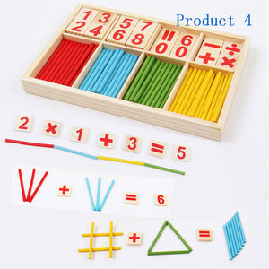 LYONAVA Learning Education Wooden Classification Box Math Montessori Toy Child early preschool sensory alphabet abacus teaching