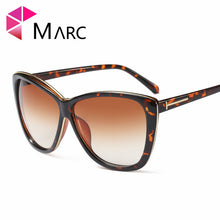 MARC UV400 2018 NEW WOMEN Eyewear designer sunglasses Oculos fashion Gradient Cat eye Leopard White Red