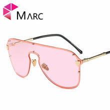 MARC UV400 2018 NEW WOMEN MEN Eyewear sunglasses Polarized Oculos fashion Blue Rimless