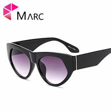 MARC UV400 NEW WOMEN designer sunglasses Oculos fashion Polarized Black Gradient Plastic Flower Leopard print