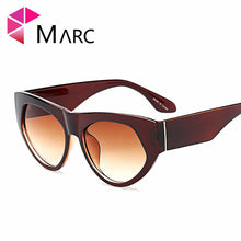 MARC UV400 NEW WOMEN designer sunglasses Oculos fashion Polarized Black Gradient Plastic Flower Leopard print