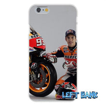 Marc Marquez Moto Gp 93 Soft Silicone TPU Transparent Cover Case For iPhone 4 4S 5 5S 5C SE 6 6S 7 Plus