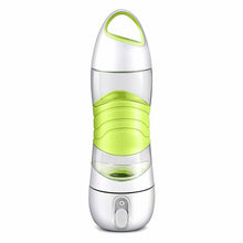 NHBR-Humidifier Sports Water Bottle 400ML Beauty Spray Sport Cup with Smart DIDI Voice Prompts LED Light SOS Alarm Remind Drin