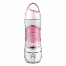 NHBR-Humidifier Sports Water Bottle 400ML Beauty Spray Sport Cup with Smart DIDI Voice Prompts LED Light SOS Alarm Remind Drin