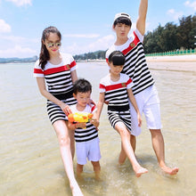 SZivan mother daughter dresses father and son Short sleeve suit family matching clothes D118