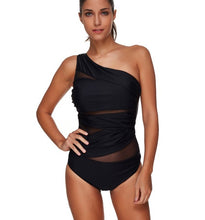 Sexy Mesh Swimwear Women One Piece Swimsuit Plus Size Bathing Suit Indoor Bather Bodysuit 2018 May Beach Push Up Swimming Suits