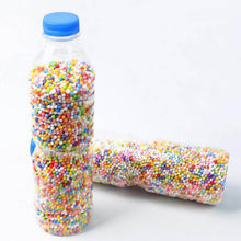 TOFOCO 500ml/Bottle DIY Snow Mud Particles Accessories Slime Balls Small Tiny Foam Beads For Floam Filler For DIY Supplies 2-4mm