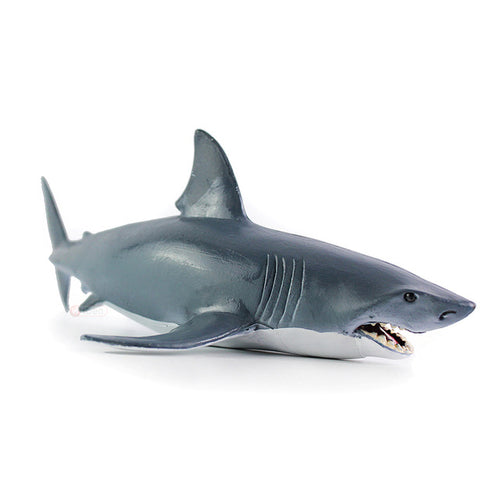 Wiben Sea Life Blue shark Great White Shark Simulation Animal Model Action & Toy Figures  Educational Collection Gift for Kids