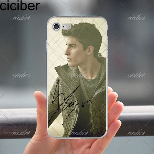 ciciber Marc Marquez red 93 Motogp Print soft silicon Phone cases cover For iPhone 6 6S 7 8 plus 5S SE X Capinha Coque fundas
