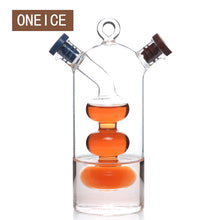 Free Shipping Large Kitchen Seasoning Oil Bottle Green Glass Oiler oil can leak oil and vinegar sauce bottle High Quality Fast